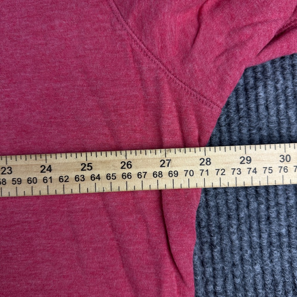 Polo Ralph Lauren Mens XXL Quarter Zip Pullover Sweater Heather Red Cotton Blend - Picture 7 of 10